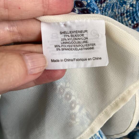 Tory Burch Silk Blend Top Size 0 - Picture 4 of 4